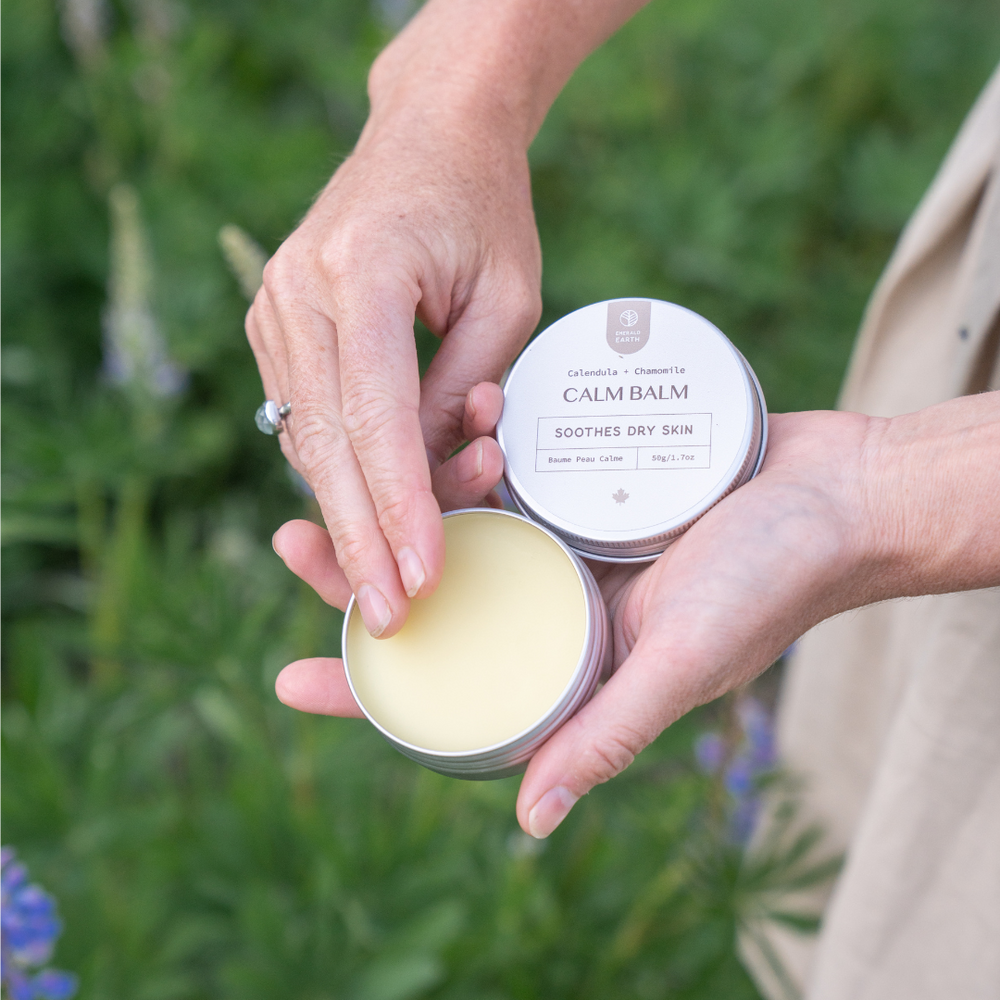 all natural skin balm for dry and sensitive skin, made in Canada