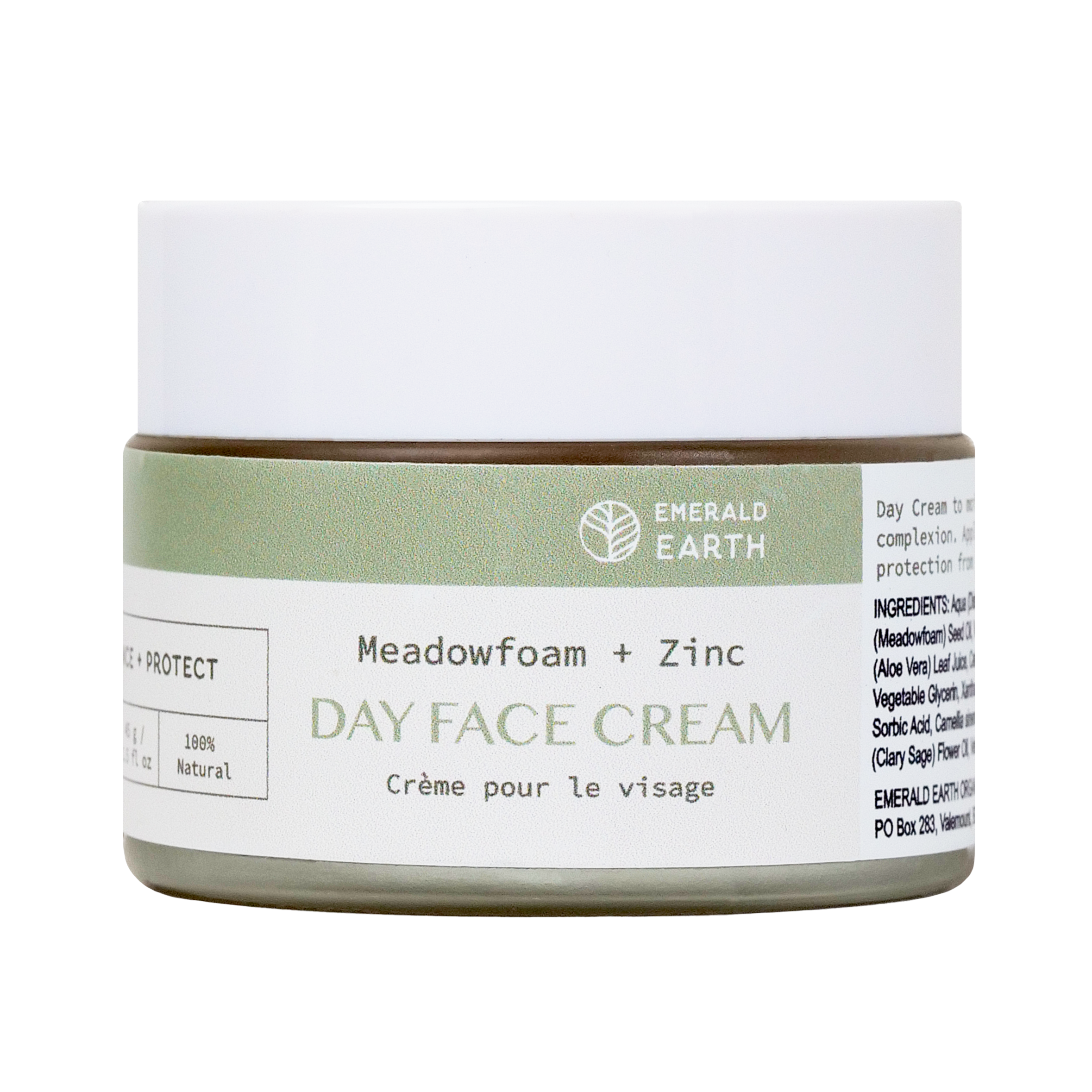 Day Face Cream with Meadowfoam + Zinc : Protect and Balance