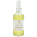 unscented calming body oil for dry and sensitive skin