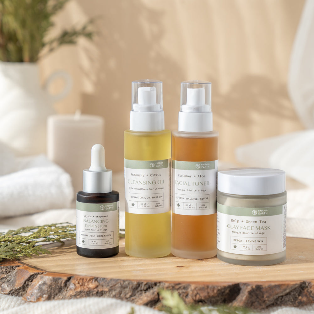detox and balance natural skincare products made in Canada
