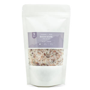 rose and lavender relaxing bath salts