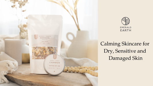 Calming Skincare for dry, sensitive and irritated skin.