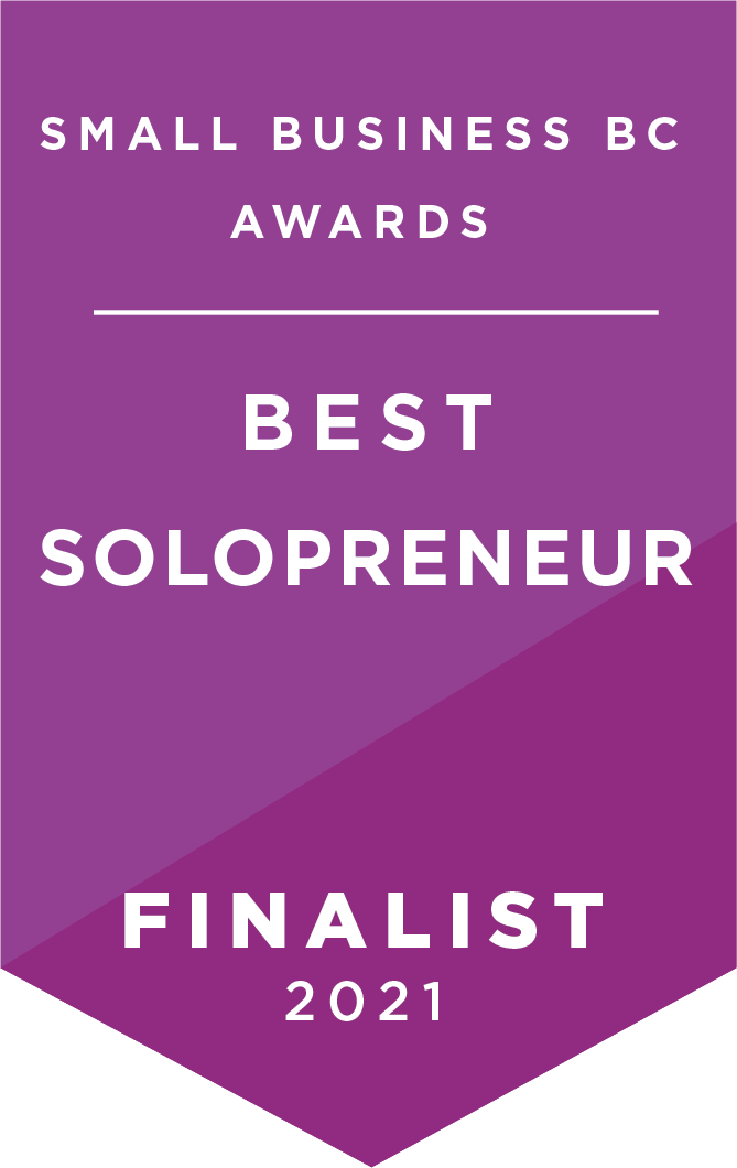 TOP 5 finalist for Small Business BC Award 2021