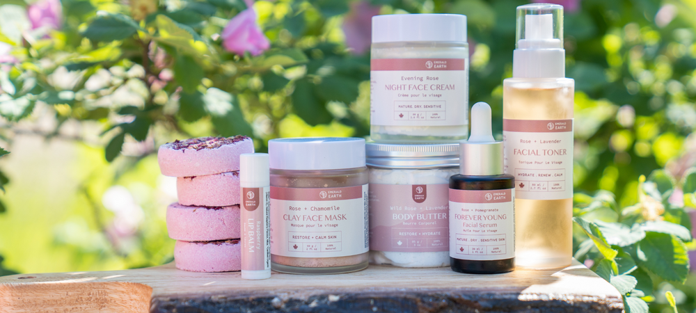 signature rose bath and body products