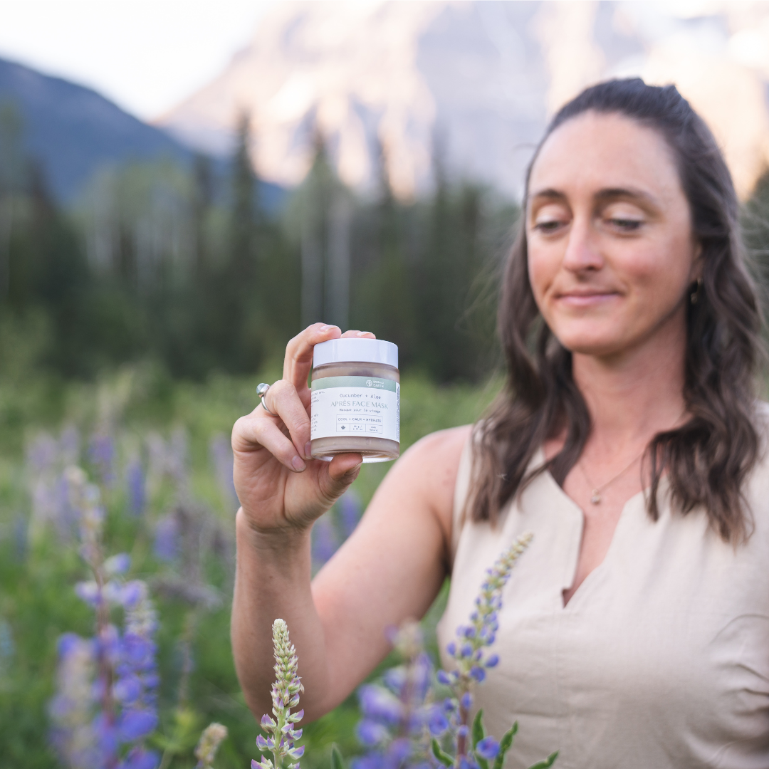 cooling aloe vera and cucumber gel face mask