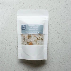 mountain fresh bath soak mini guest size