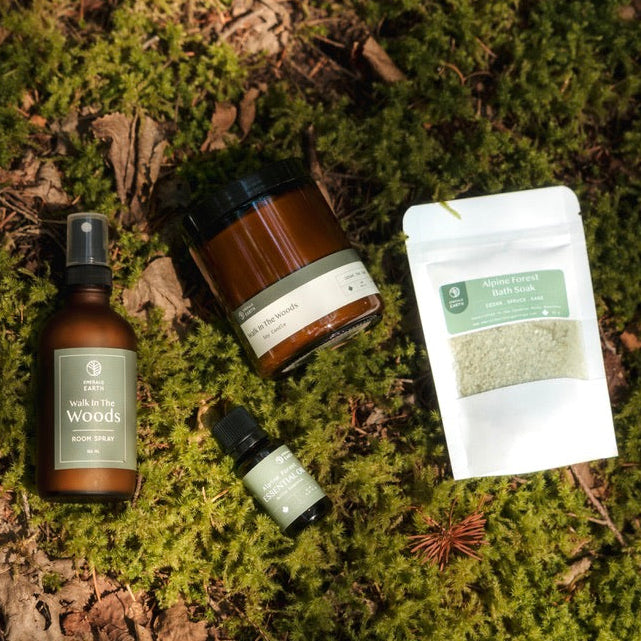Alpine Forest Aromatherapy Collection on The Mossy Forest Floor