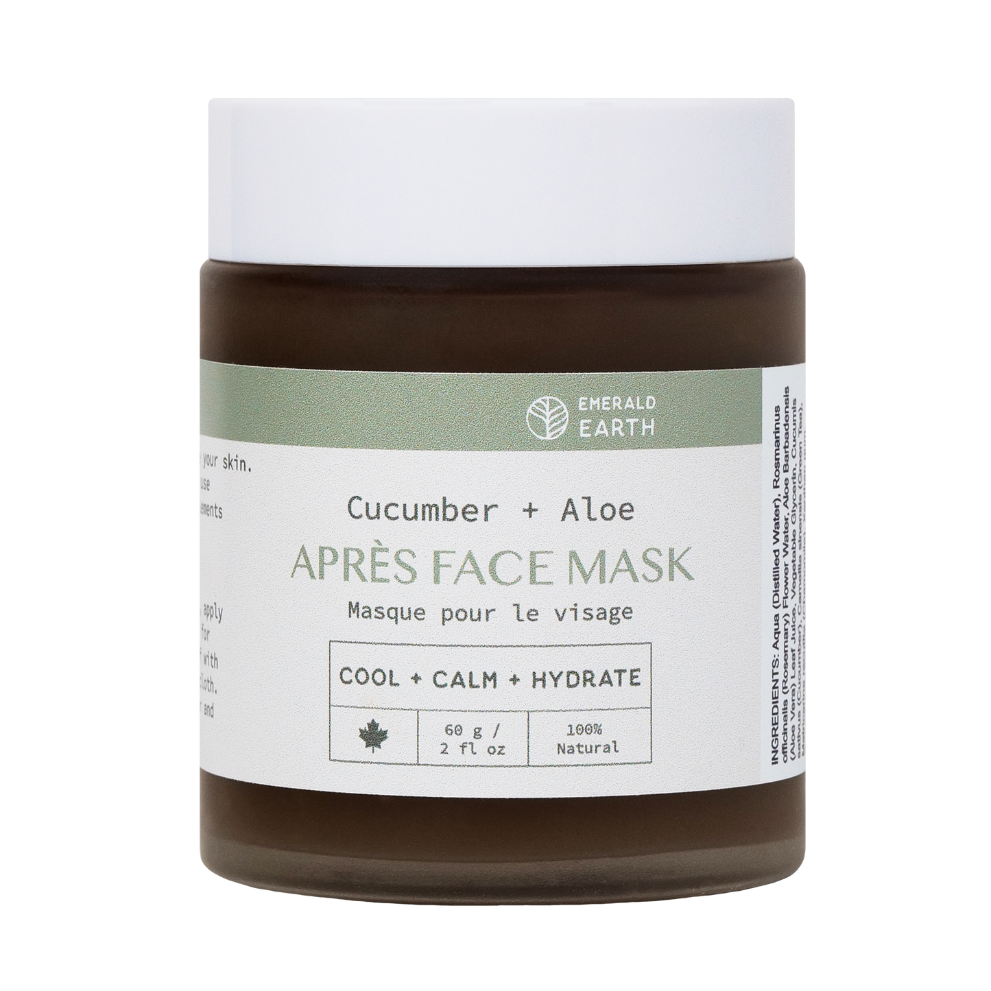 Apres Face Mask Cucumber and Aloe