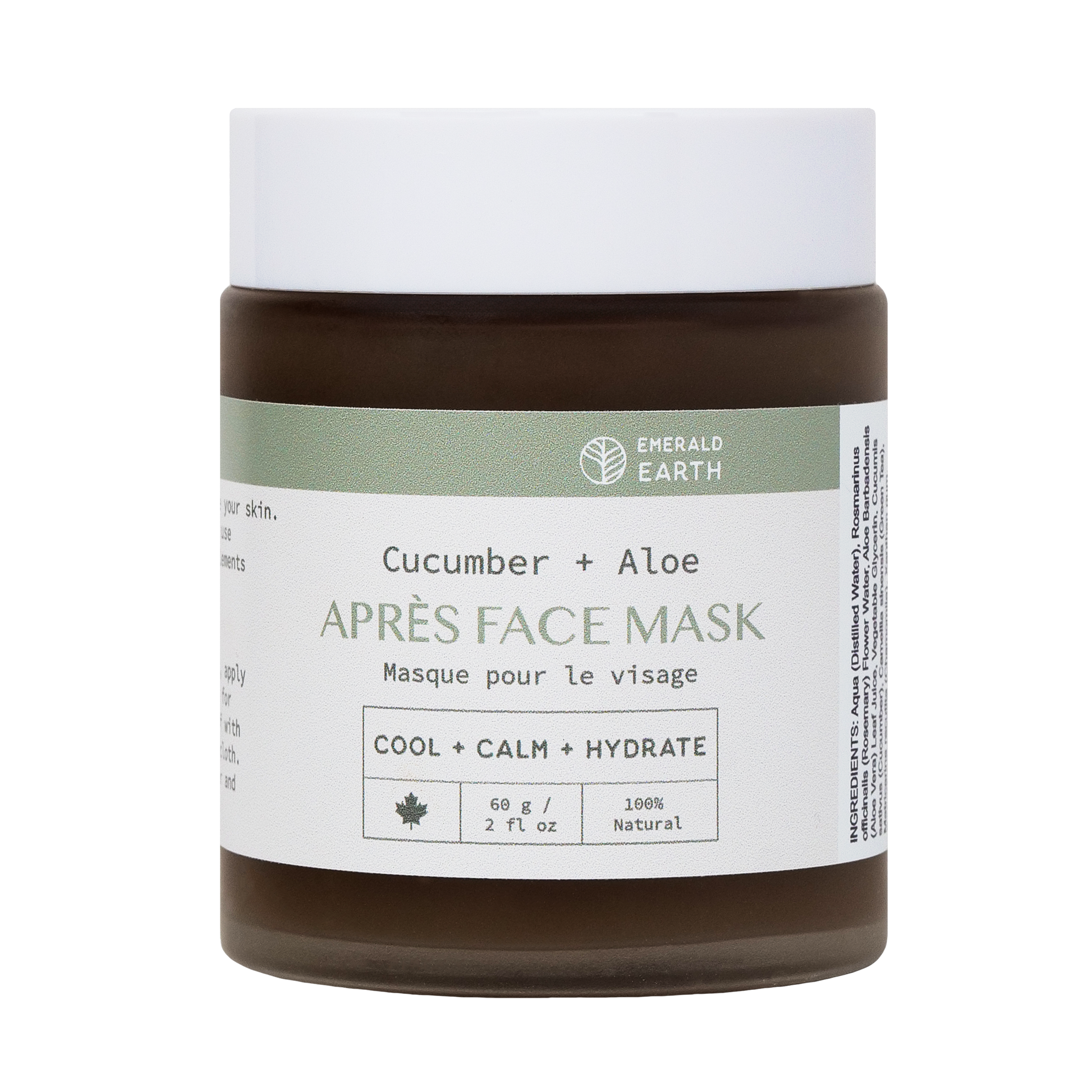 Apres Face Mask Cucumber and Aloe