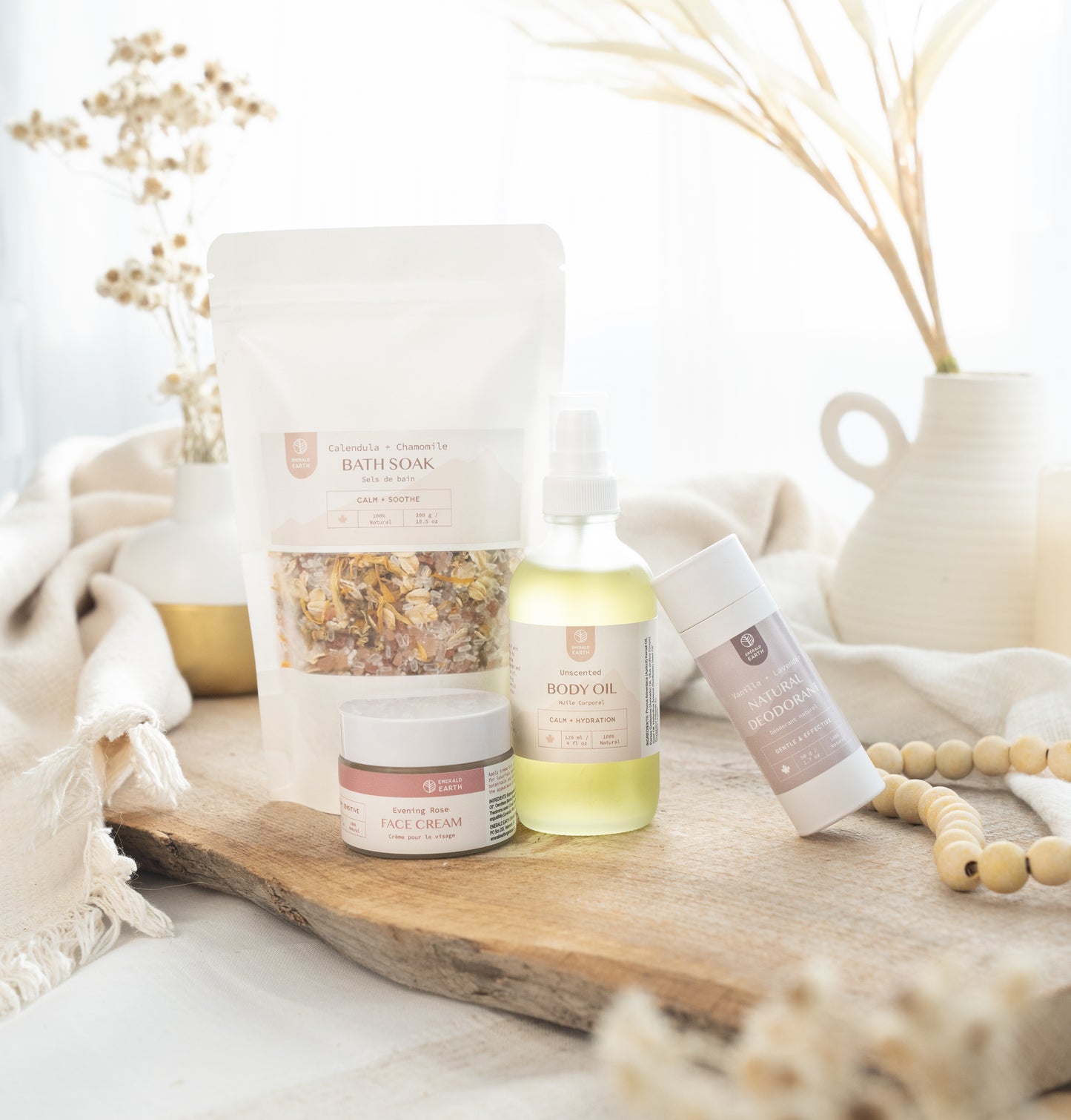 unscented natural skincare products for dry and sensitive skin