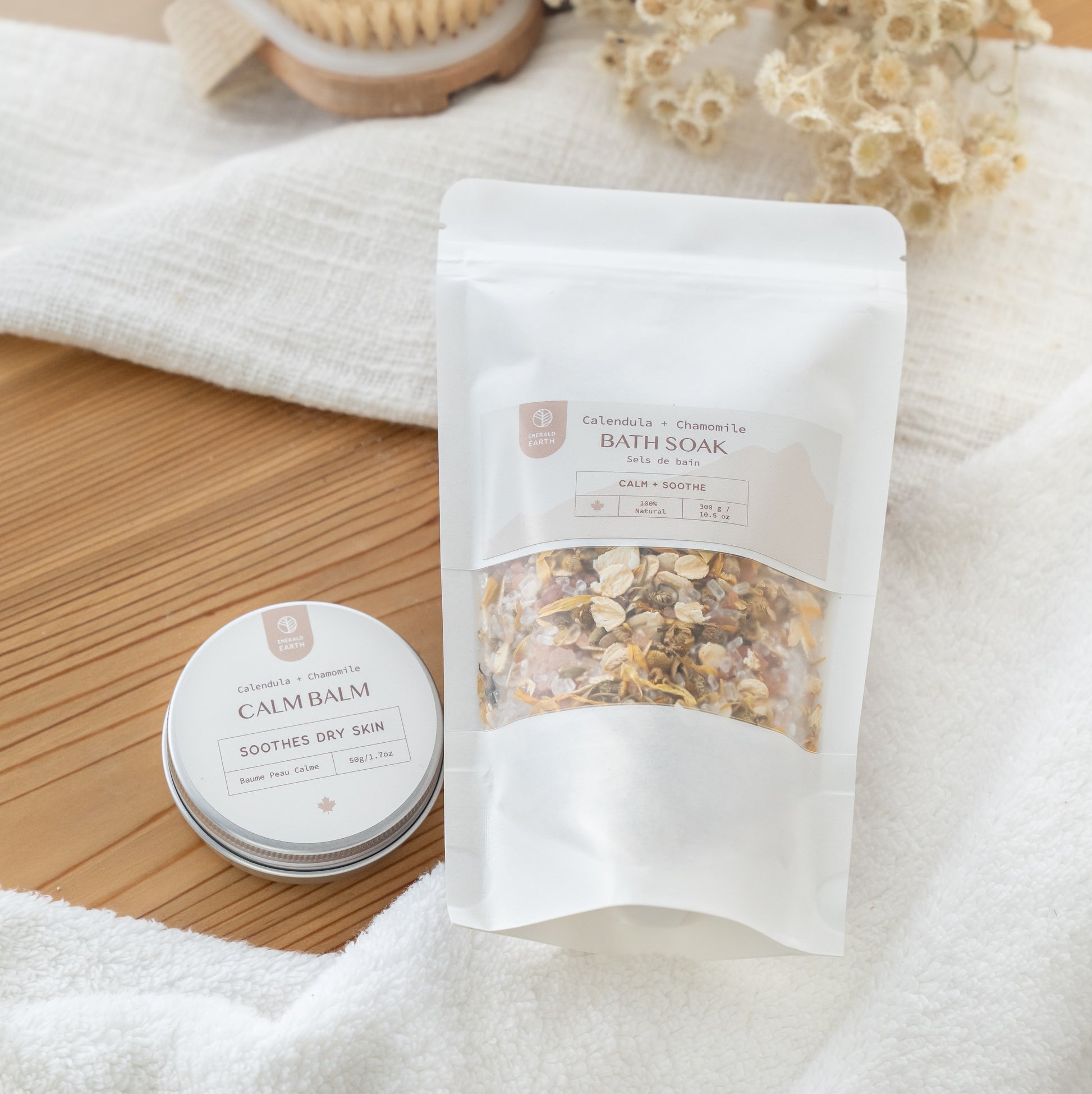 all natural calm bath and body care products for sensitive skin