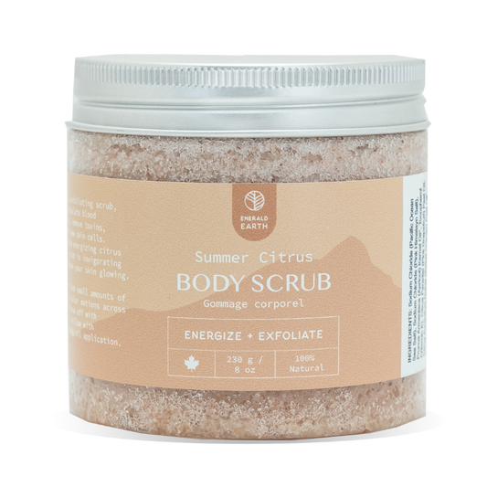 summer citrus body salt scrub