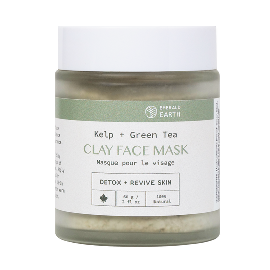 Clay Face Mask with Kelp and Green Tea