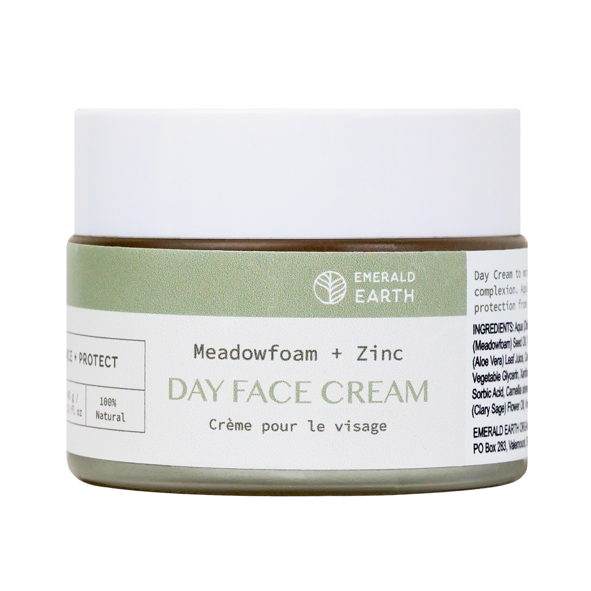 Day Face Cream with Meadowfoam + Zinc : Protect and Balance