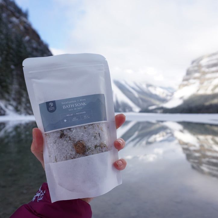 Eucalyptus and Mint Magnesium Bath Salts Made In Canada