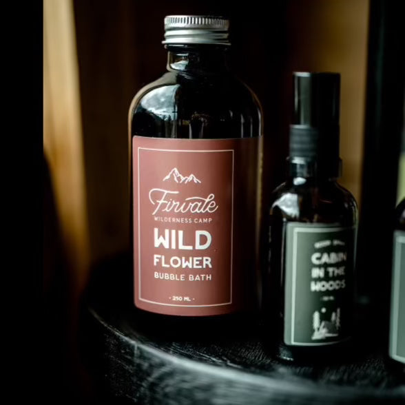 Firvale Wilderness Camp Natural Bubble Bath with Wildflower Scent