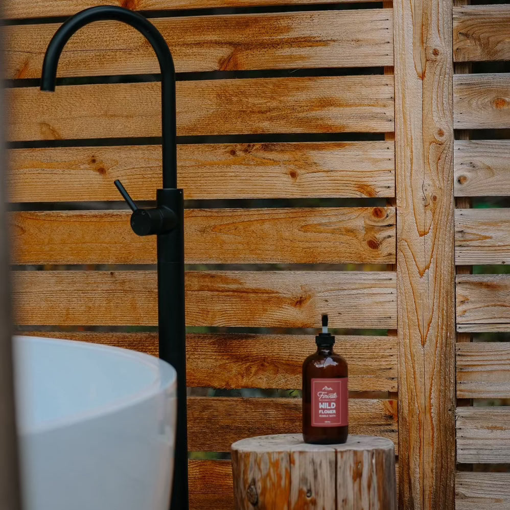 Natural Bubble Bath with wildflower scent