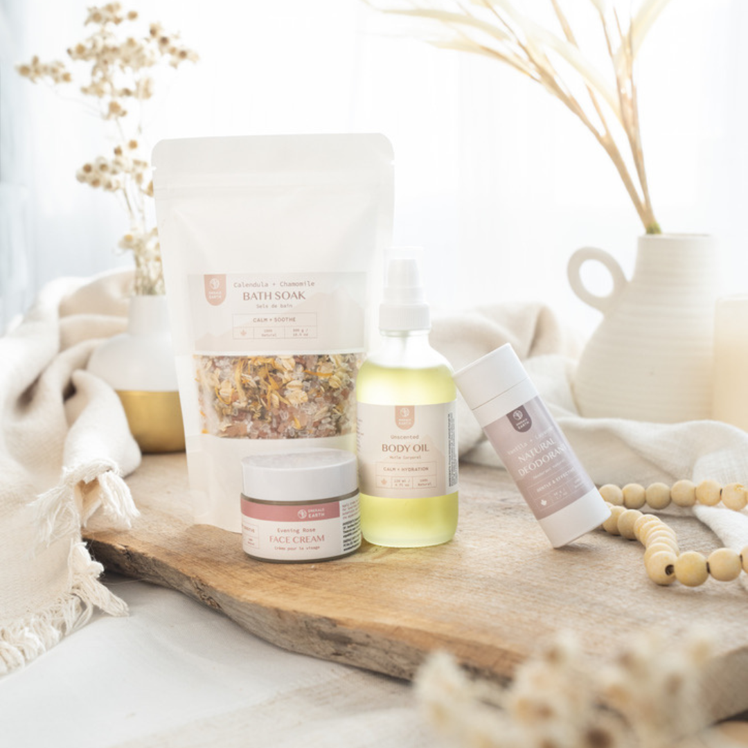 natural bath and body products for dry and sensitive skin