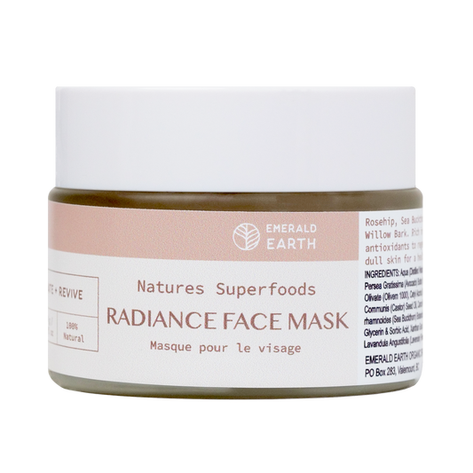 Radiance Superfoods Face Mask all natural ingredients