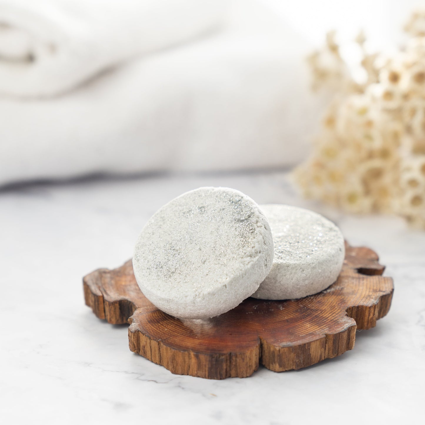 winter vanilla spice bath bomb