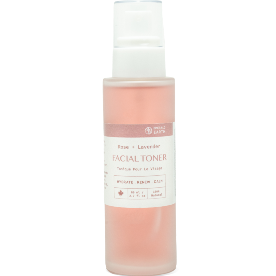 Facial Toner with Rose and lavender for sensitive skin