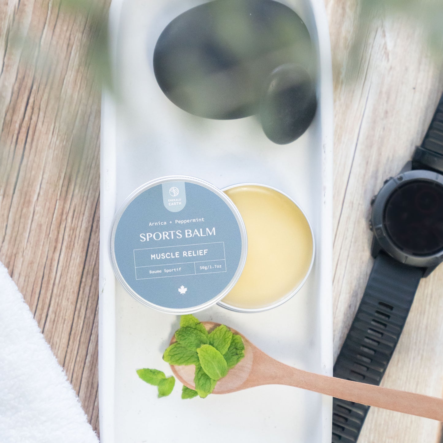 muscle relief natural salve made in Canada