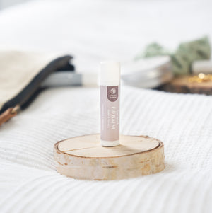 natural lip balm to hydrate and protect dry lips