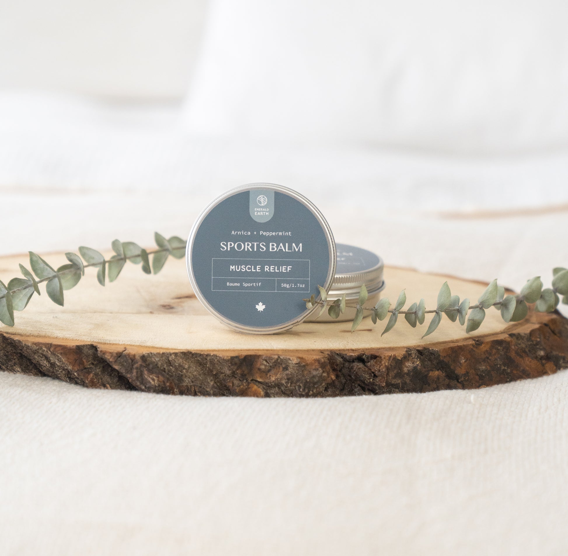 muscle relief sports balm with arnica and peppermint