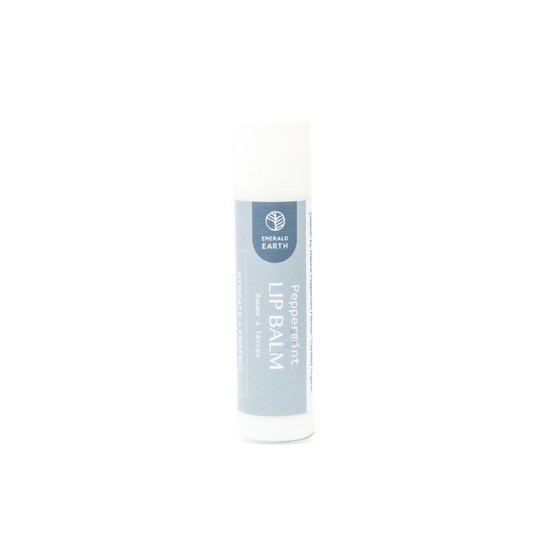 natural peppermint lip balm made in Canada