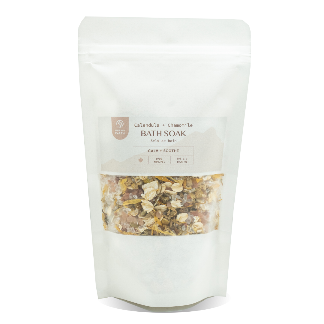 Calendula and Chamomile Calm Bath Soak By Emerald Earth Organics