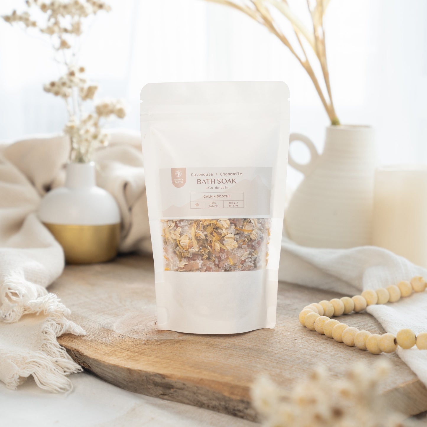 Calm Botanical Bath Soak Made By Emerald Earth Organics