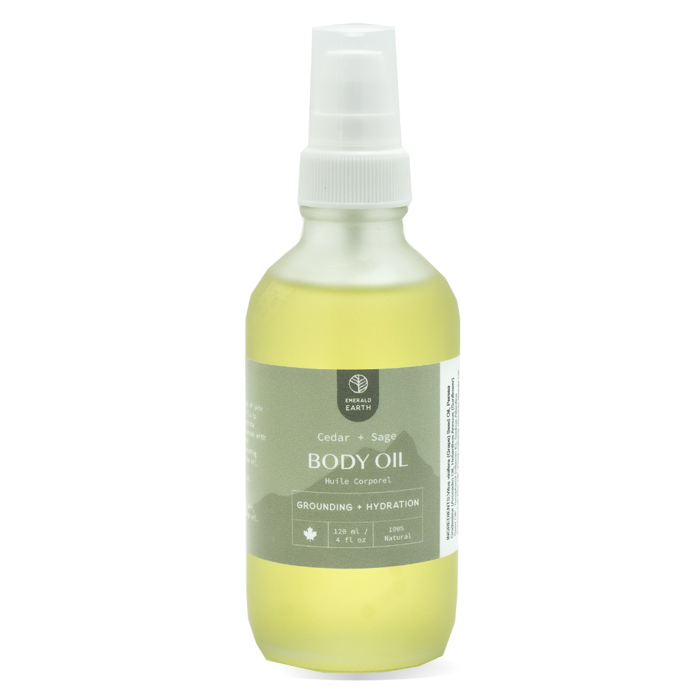 cedar and sage hydrating body oil 