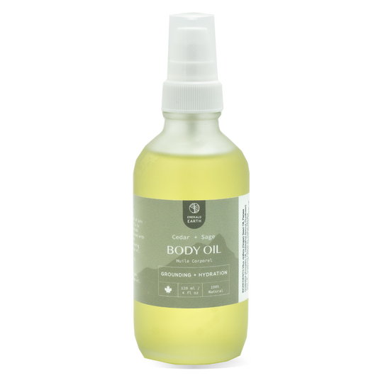 cedar and sage hydrating body oil 