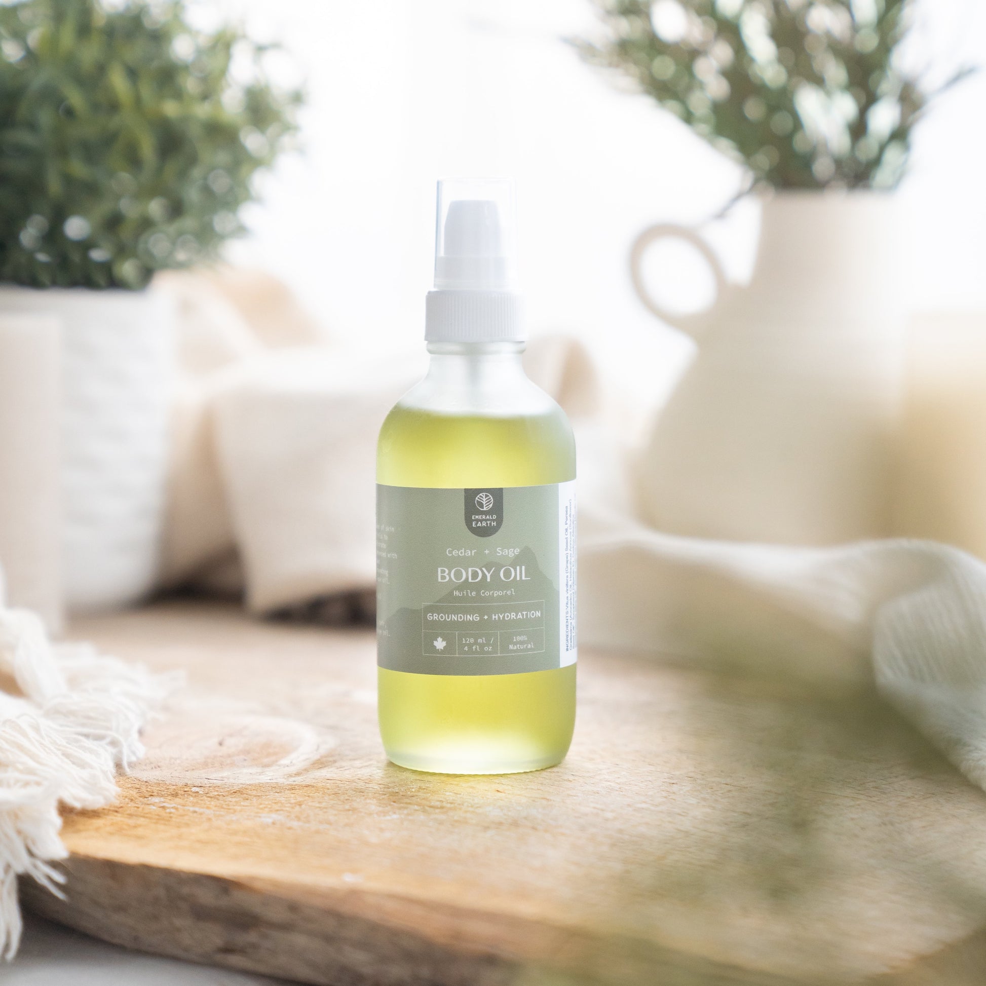 all natural body moisturizer with cedar and sage