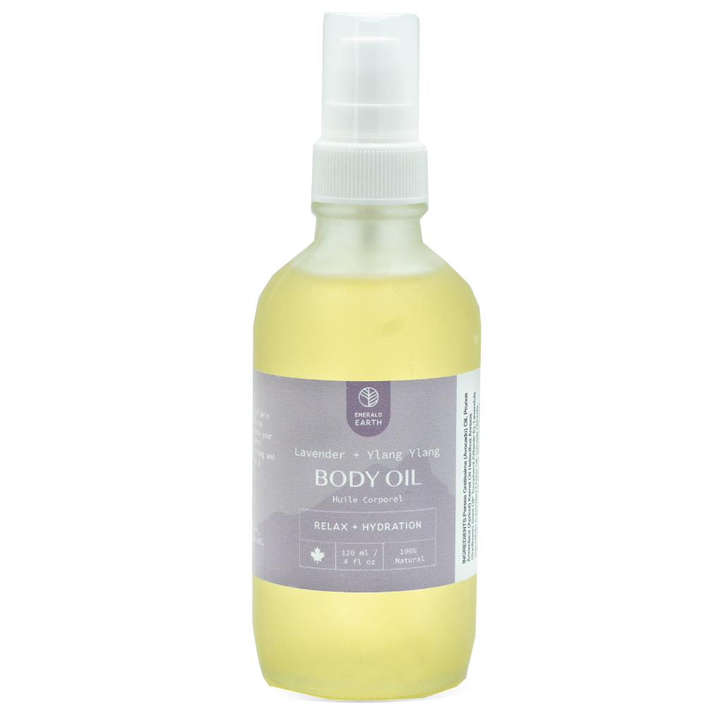 lavender and ylang ylang relaxing body oil
