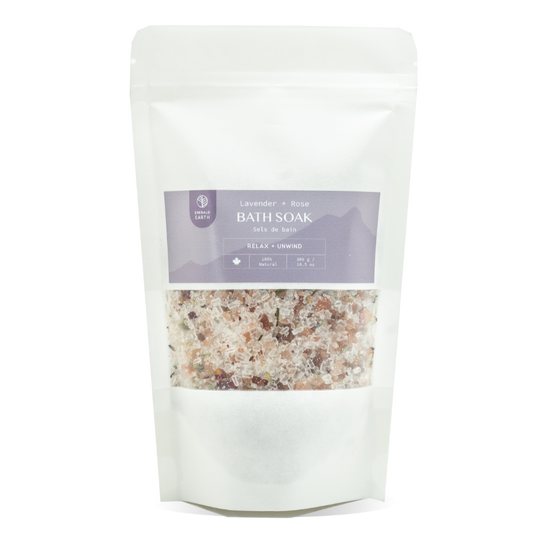 rose and lavender relaxing bath salts