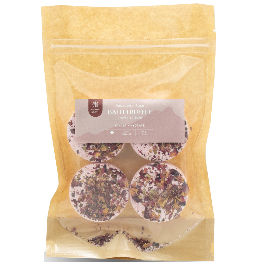 rose bath bomb made in Canada