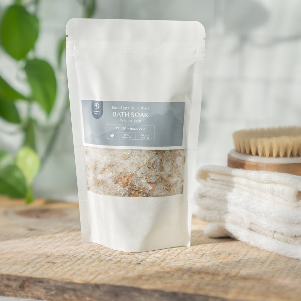 Sports Bath Salts with eucalyptus and peppermint