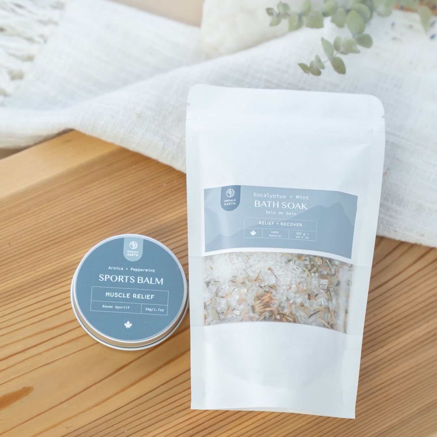 sports muscle recovery  bath and body products