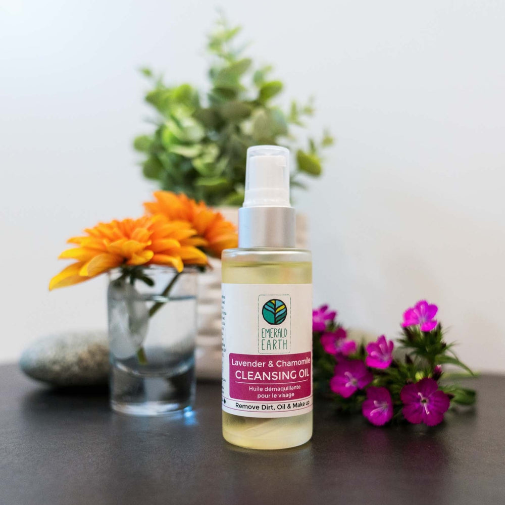 lavender and chamomile facial cleansing oil